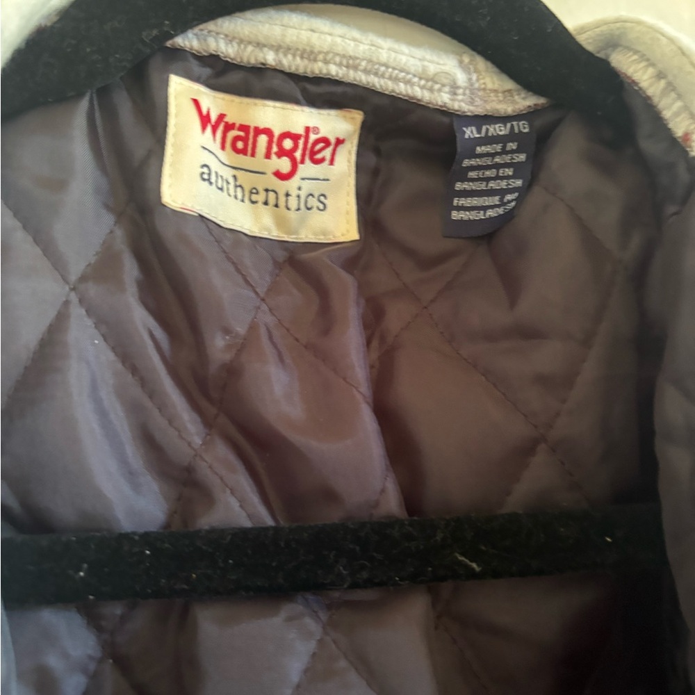 Wrangler Authentics Quilted Jacket with Black Interior
